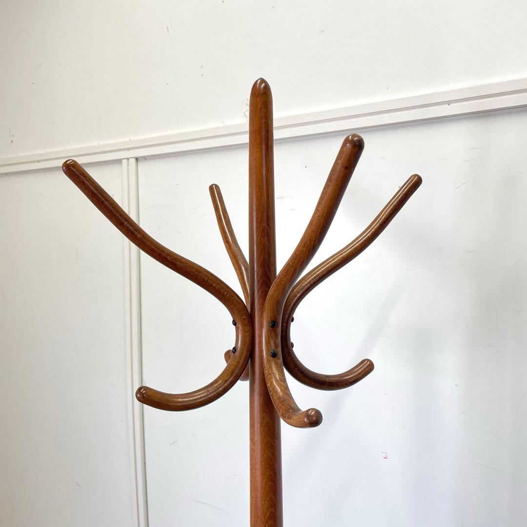 秋田木工 ポールハンガー④ コートハンガー 傘立て 洋服掛け ビンテージ