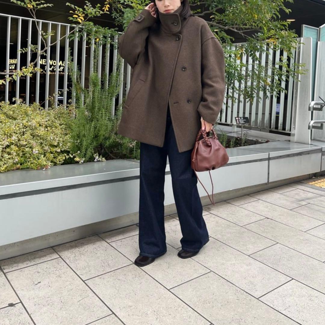 ジャーナルスタンダード　MANTECO TWEEDスタンドショートコート