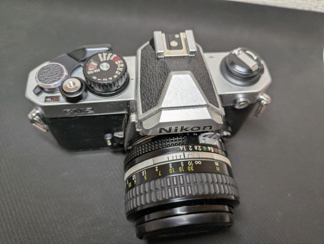 Nikon New FM2 一眼レフフィルムカメラ50/1.4レンズ　動作未確認