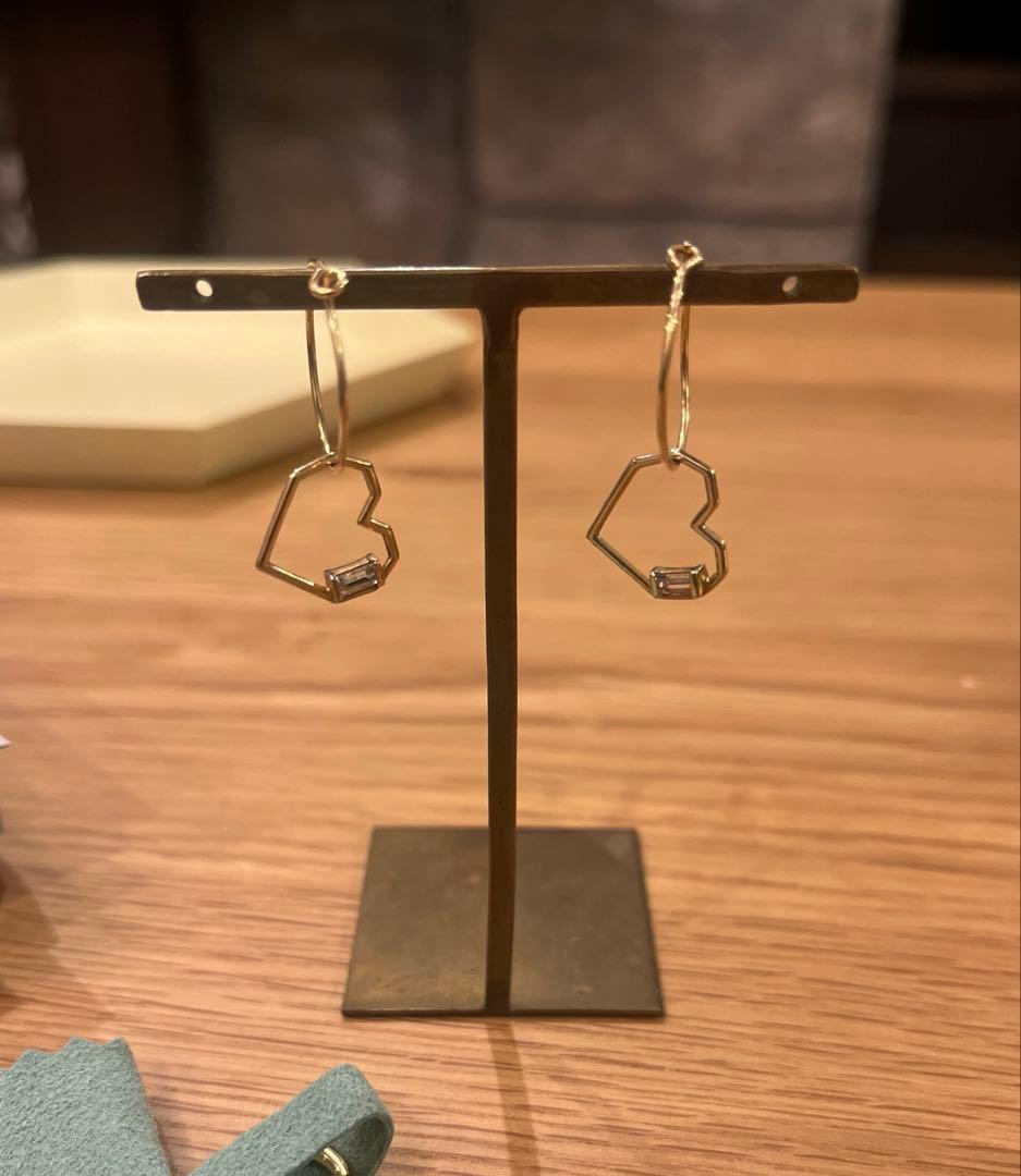 ALIITA アリータ　CORAZON アメジスト　フープピアス