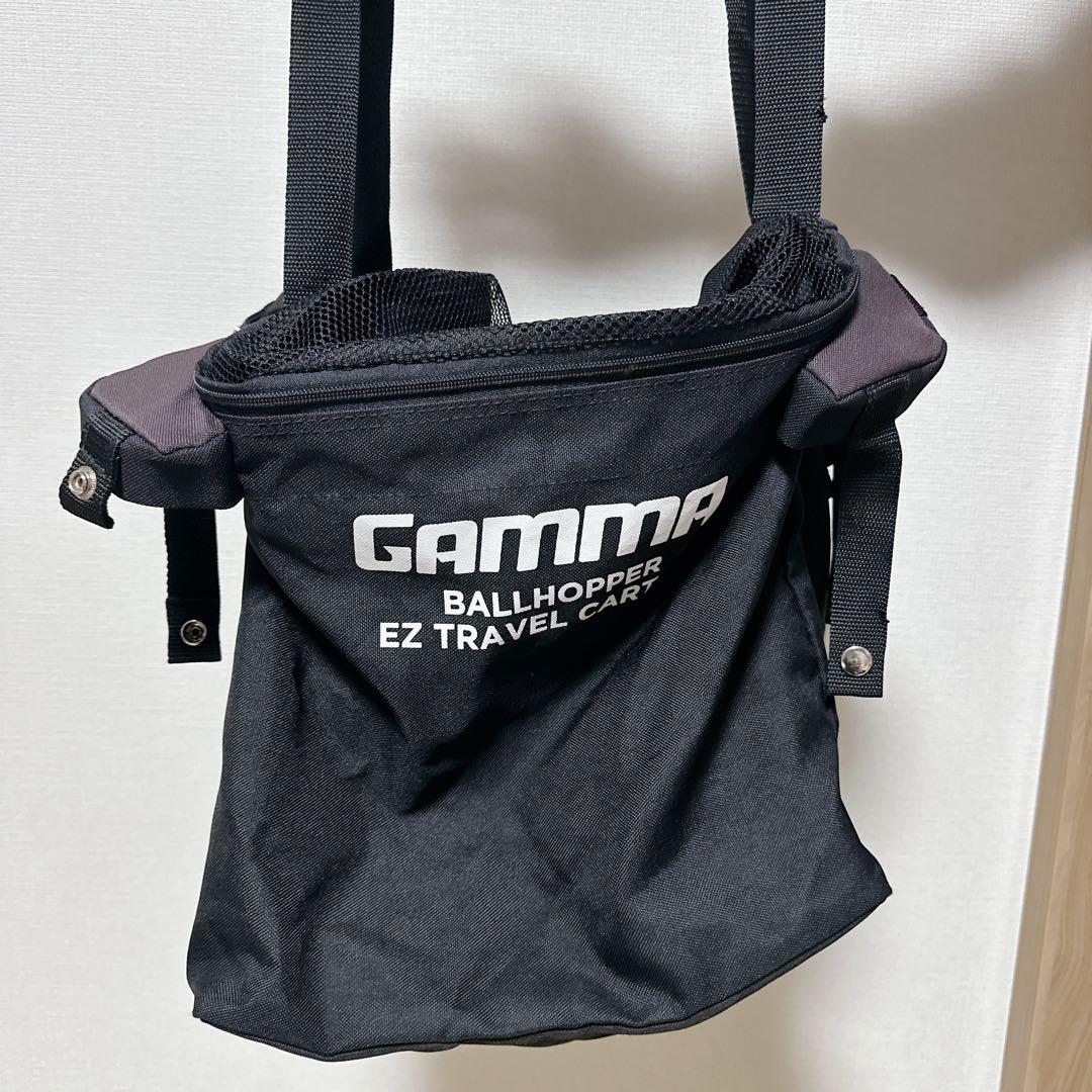 GAMMA ボールホッパー EZトラベルカート テニスボール キャスター カゴ