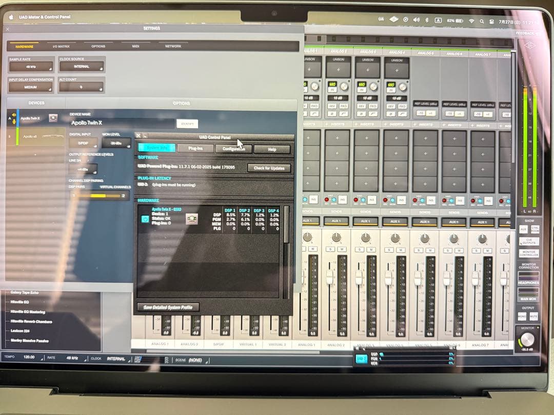 DTM・DAW Universal audio apollo twin x quad gen1