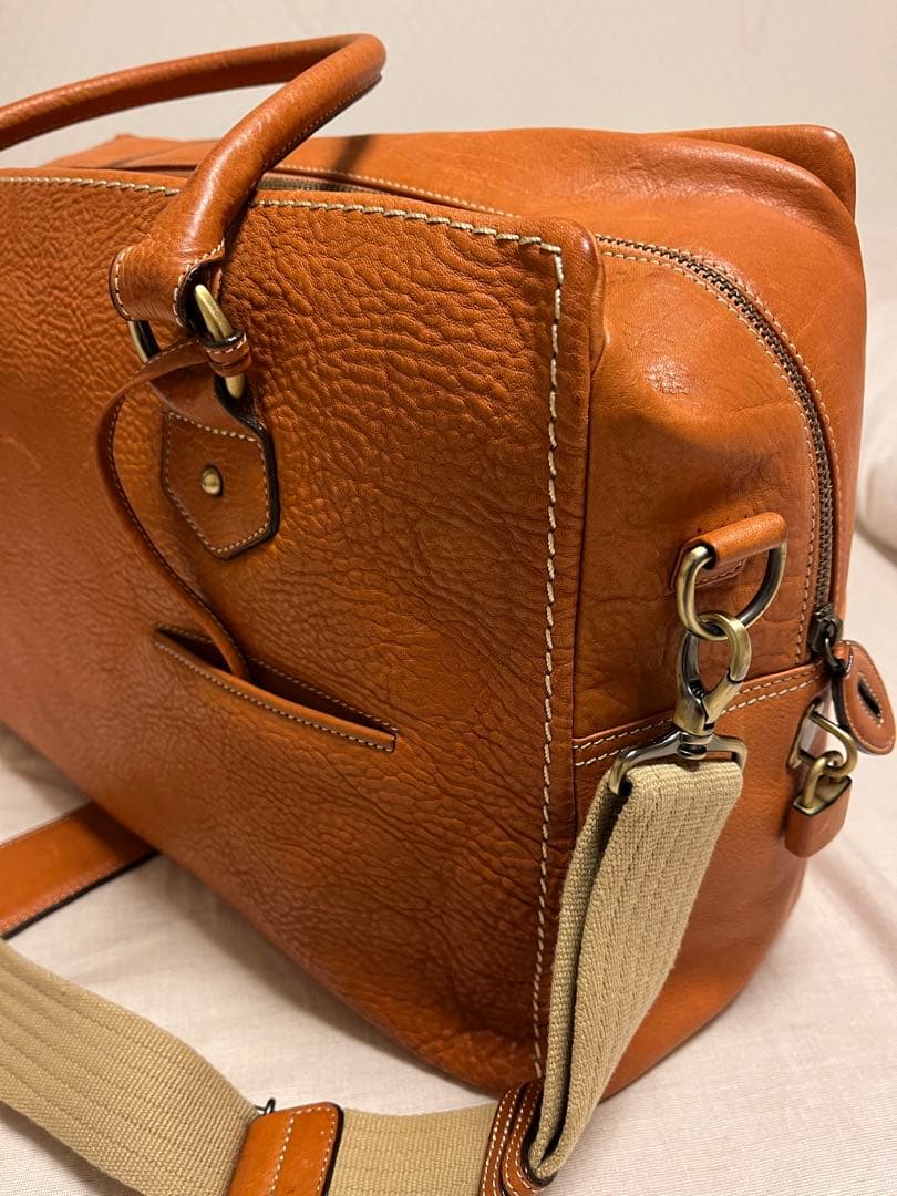 雲さん専用　土屋鞄　トーンオイルヌメ　アンティック　ボストンバック　中古良品