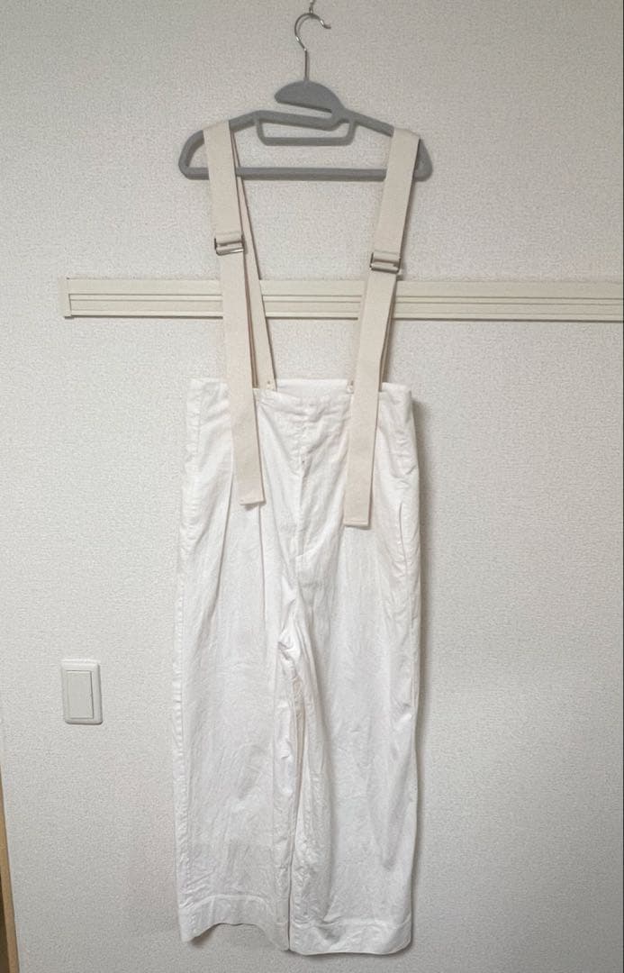 machatt 2way サロペット　ホワイト　マチャット　パンツ