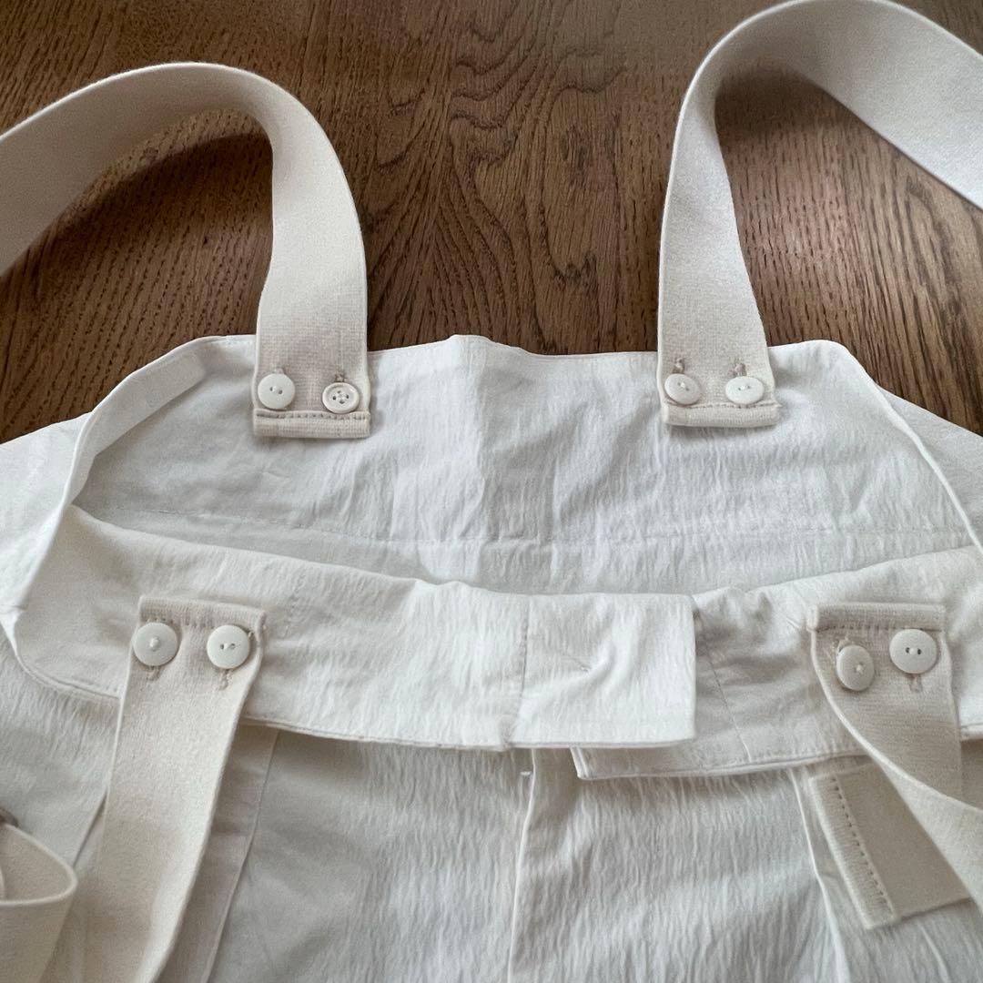 machatt 2way サロペット　ホワイト　マチャット　パンツ