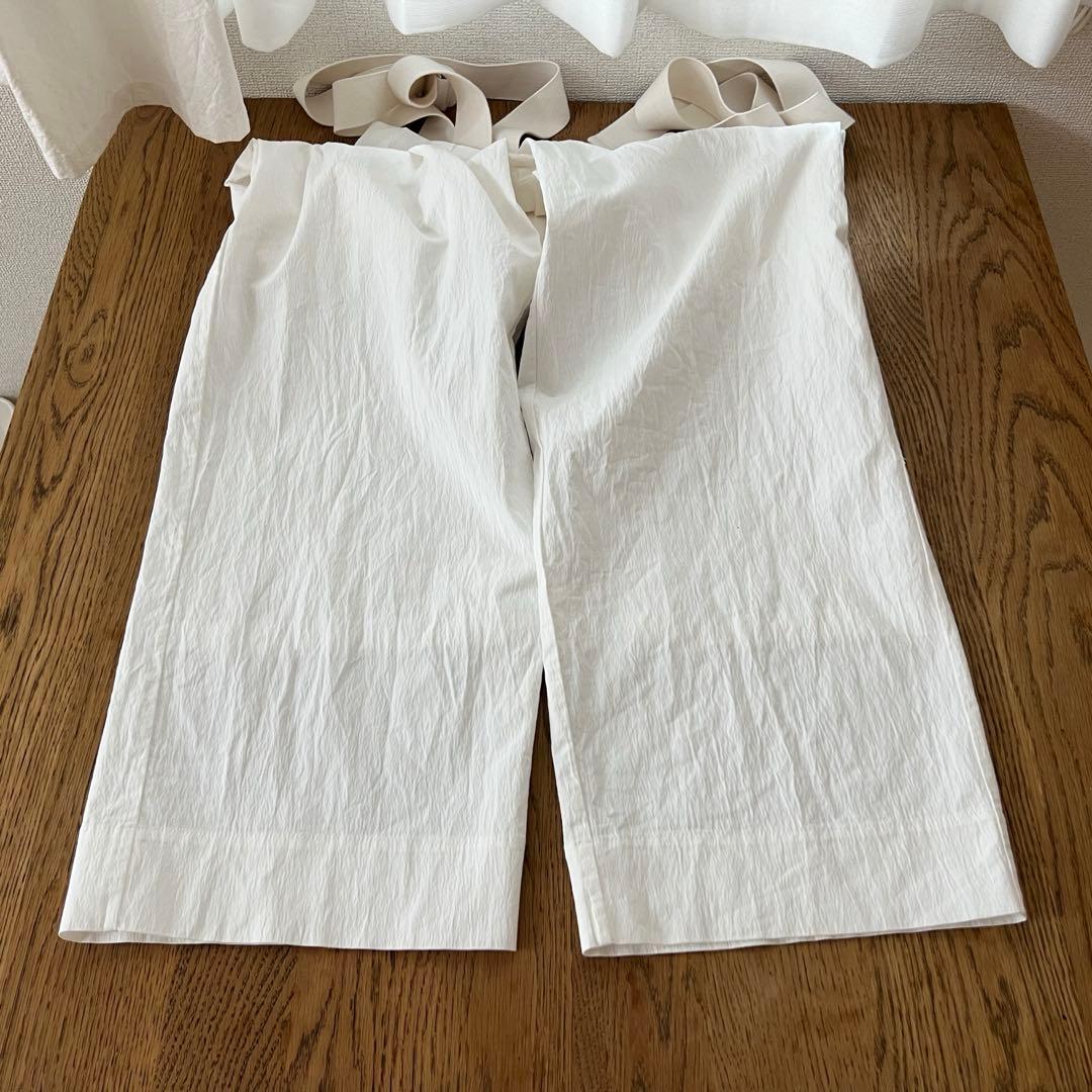 machatt 2way サロペット　ホワイト　マチャット　パンツ