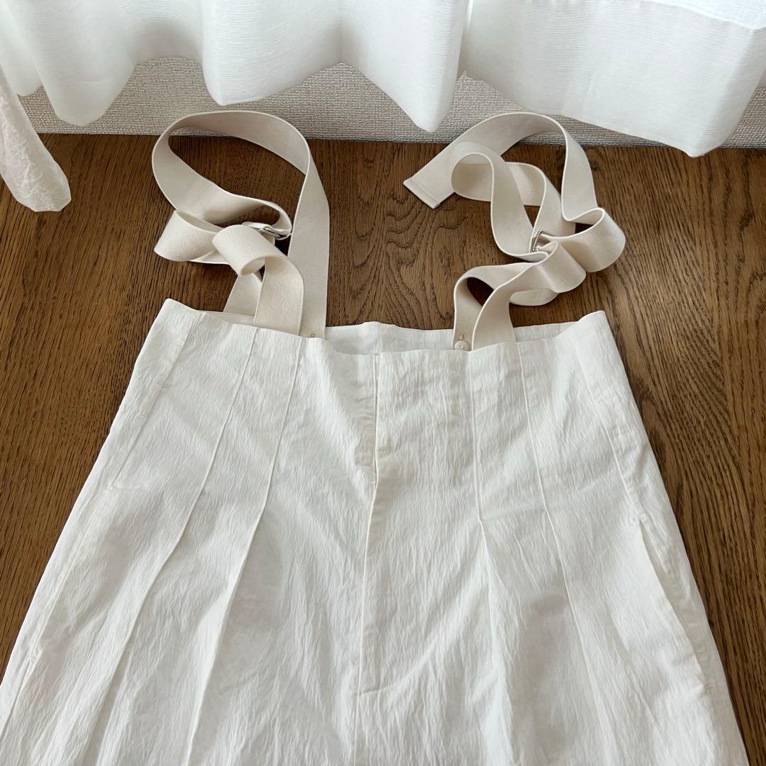 machatt 2way サロペット　ホワイト　マチャット　パンツ