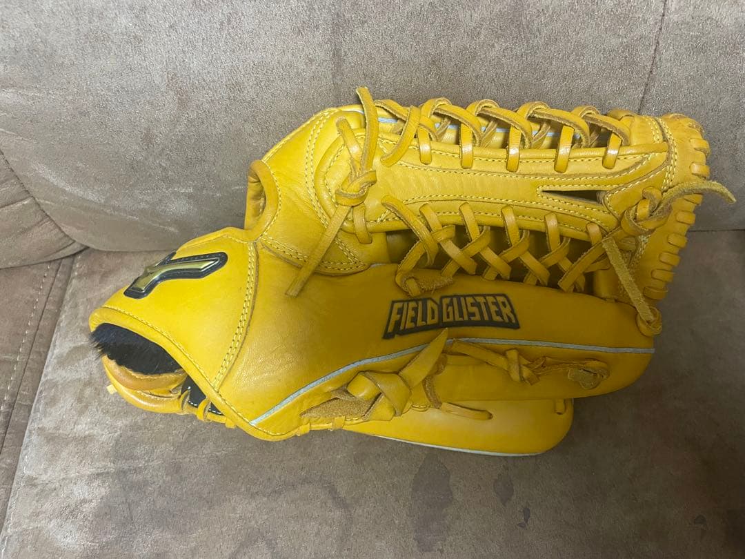 Mizuno Field Guster 軟式グローブ イエロー