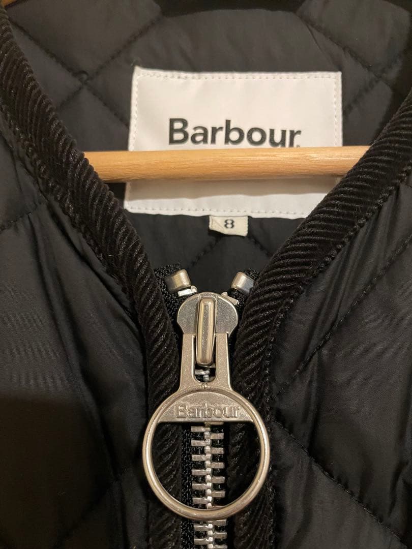 Barbour キルティングジレ BLACK