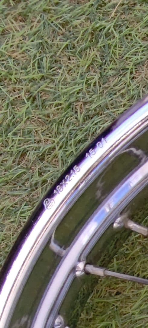 ヤマハXTZ125 前後ホイール