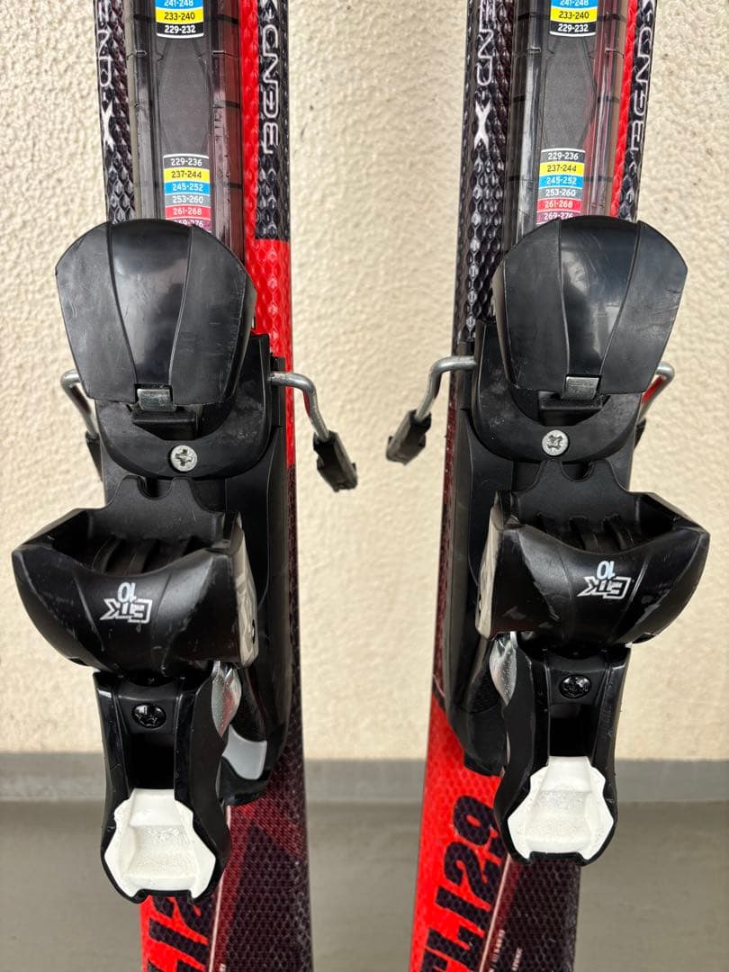 Atomic ETL129スキー (レディース？） ETK10バインディング