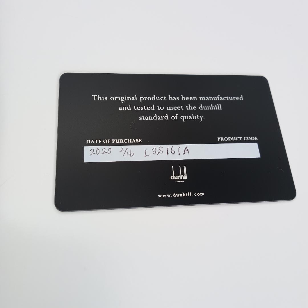 dunhill レザー ショルダーバッグ 縦長 ブラック 黒