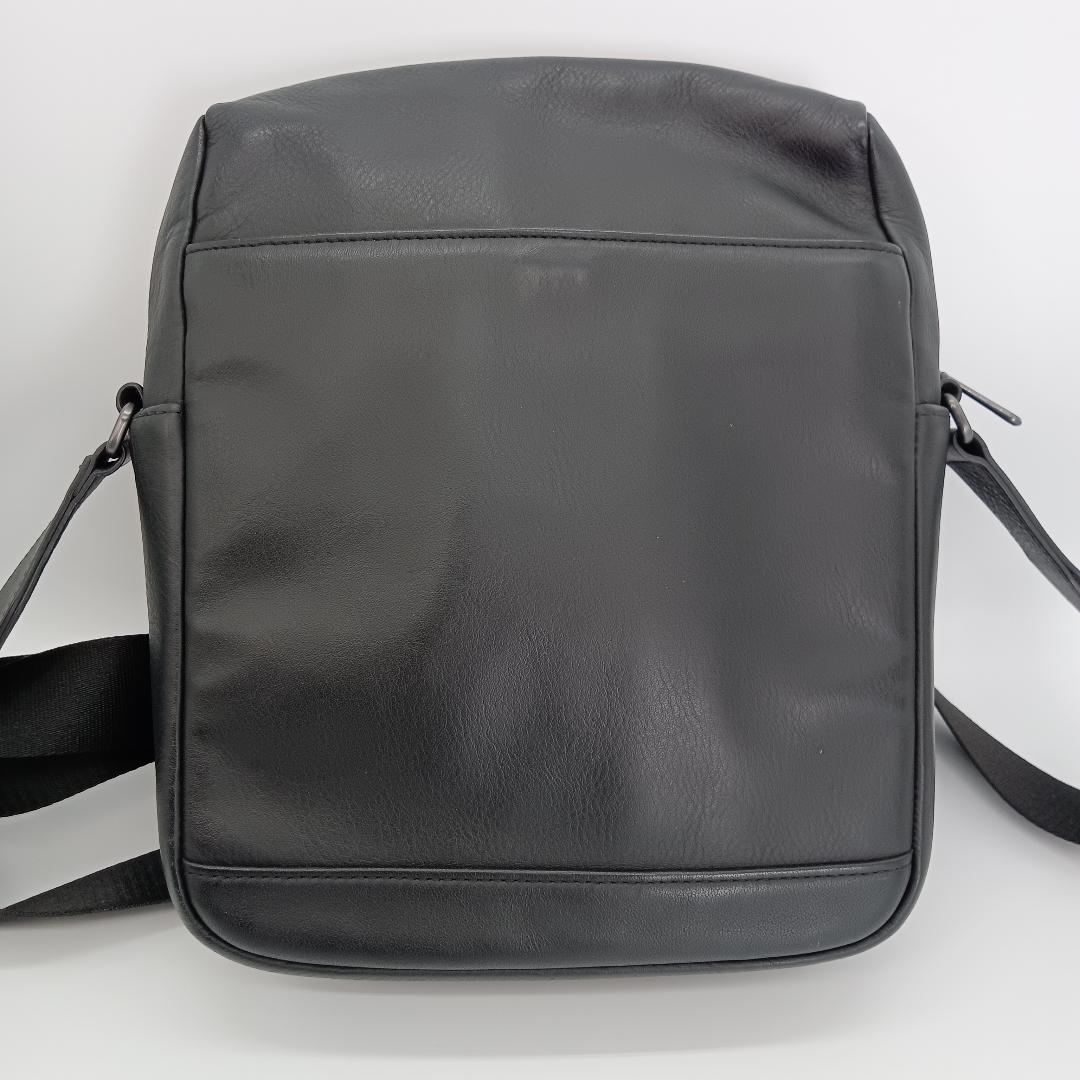 dunhill レザー ショルダーバッグ 縦長 ブラック 黒