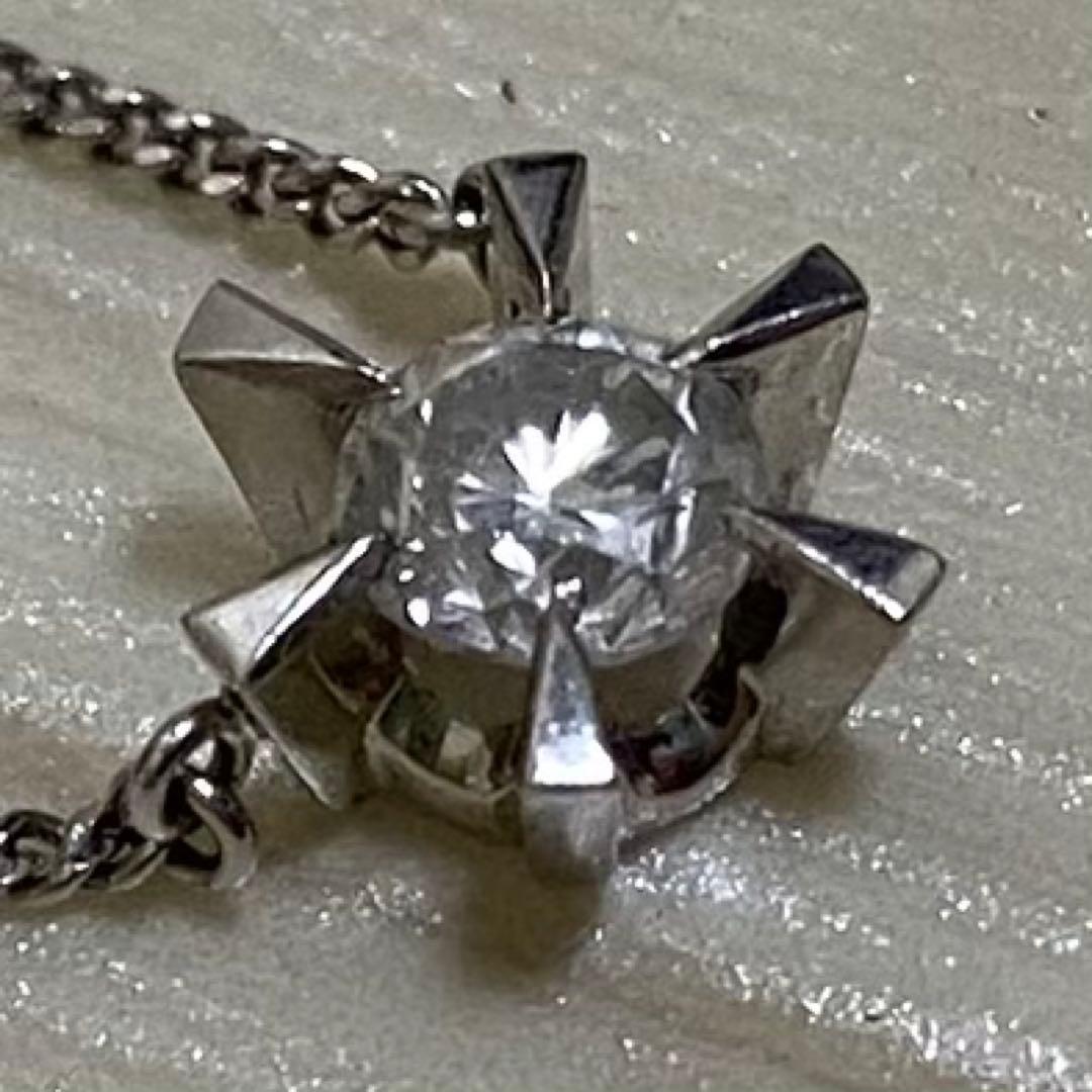 一粒 プラチナダイヤモンドネックレス 0.34ct pt850