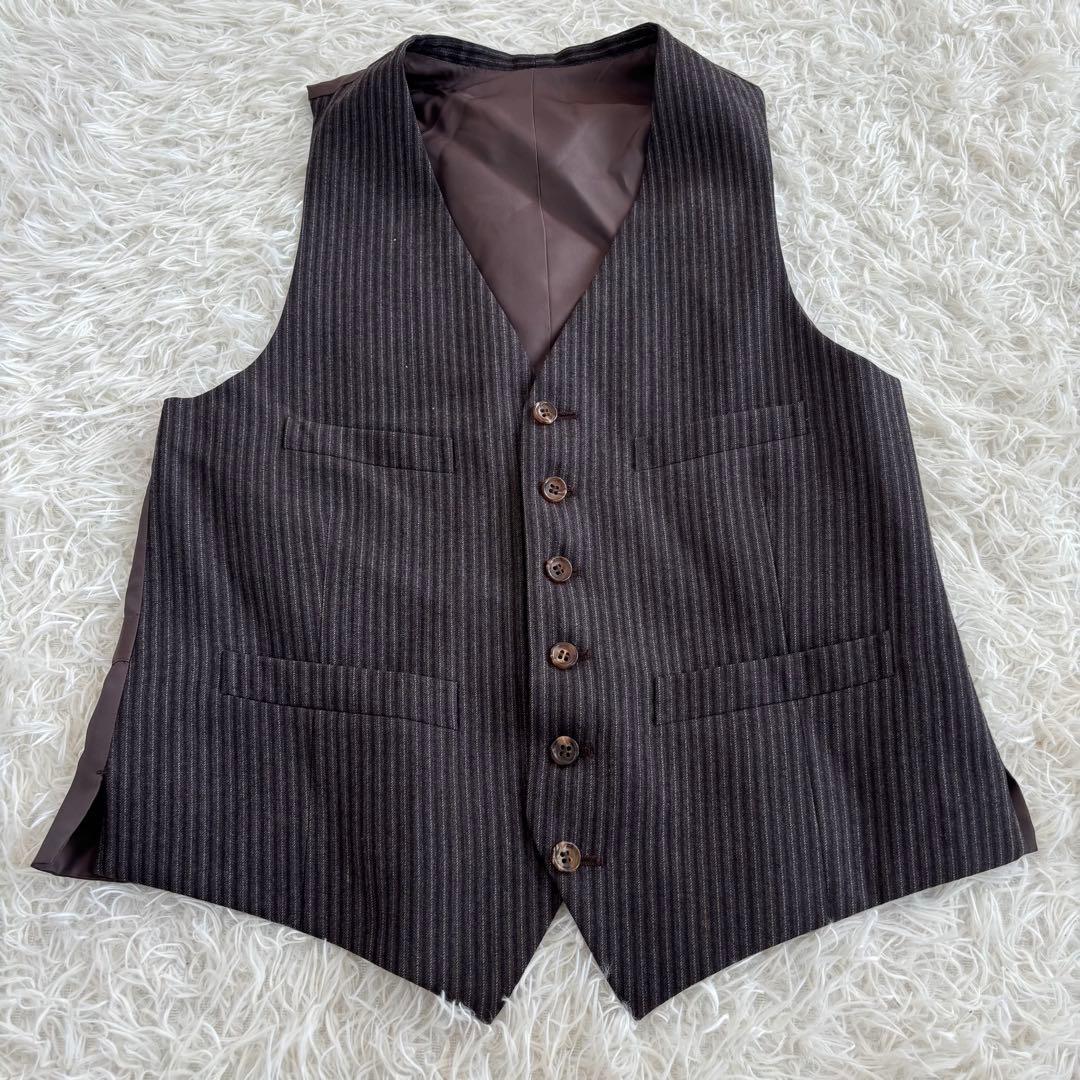 【希少】Burberry スーツ3点セット AB5 メンズ 高級スーツ