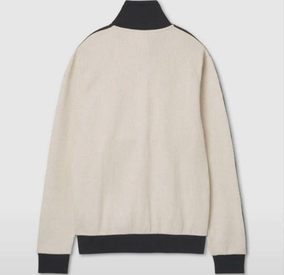 アディダス adidas ワッフル　トラックジャケット Lサイズ　ホワイト　本物