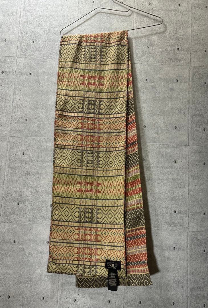 激レア　RRL 幾何学模様　ストール　ワンサイズ　マフラー