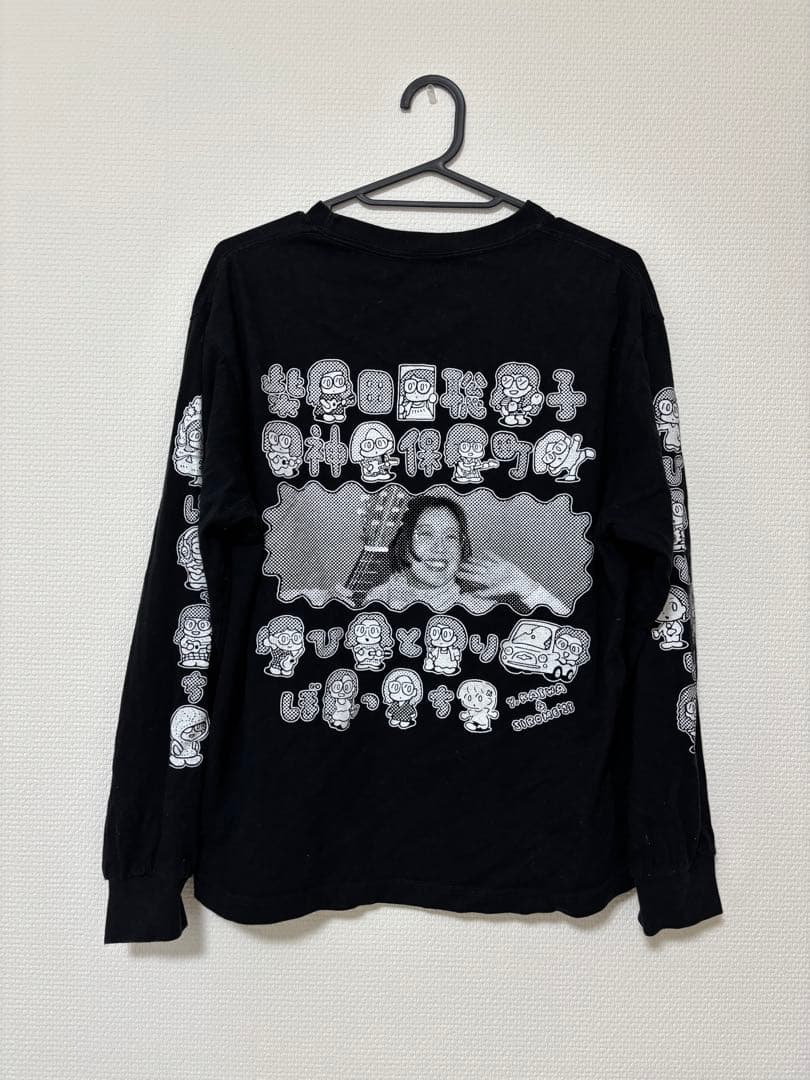 柴田聡子 長袖Tシャツ S ブラック