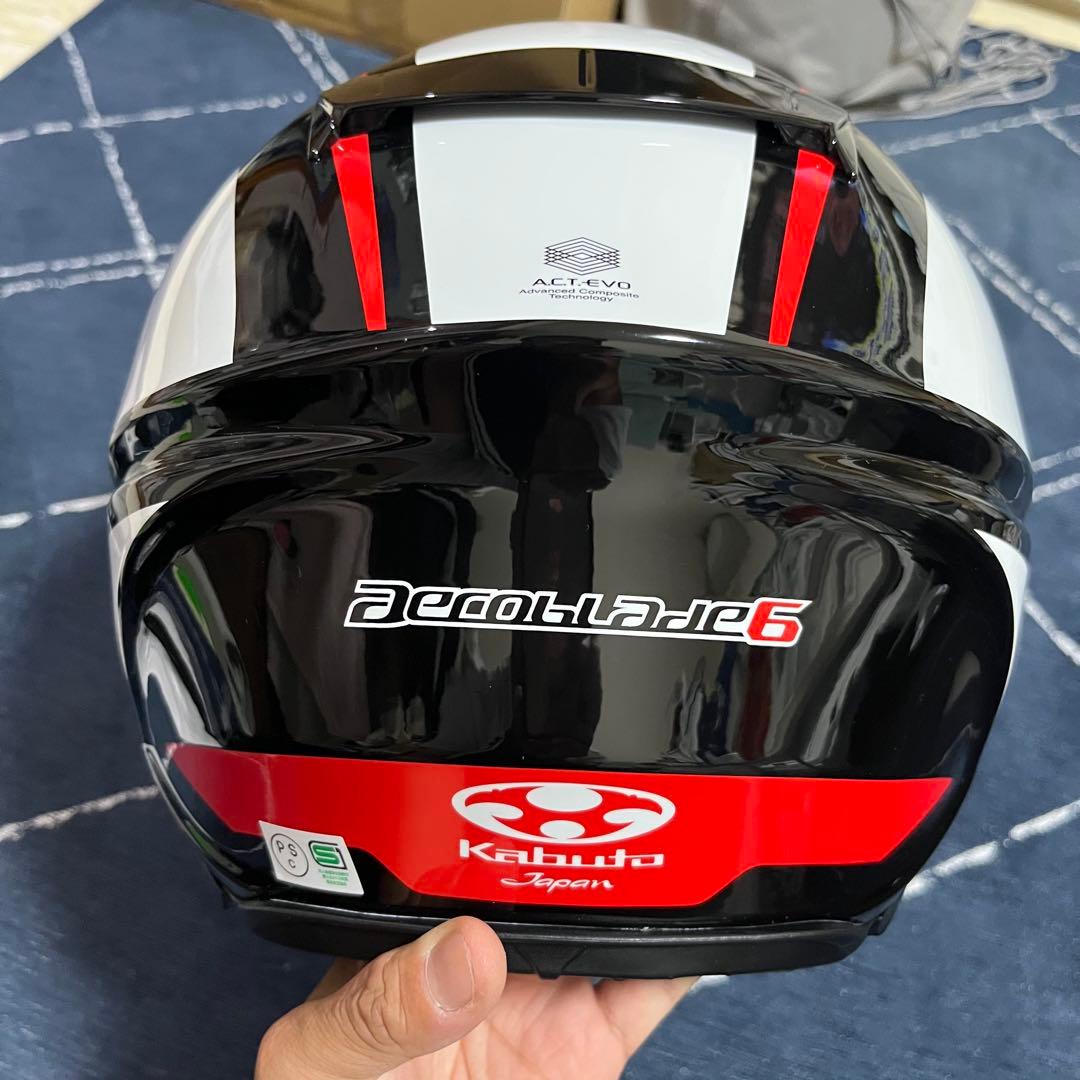 美品！OGK kabuto エアロブレード6 Lサイズ　2023年12月9日製造