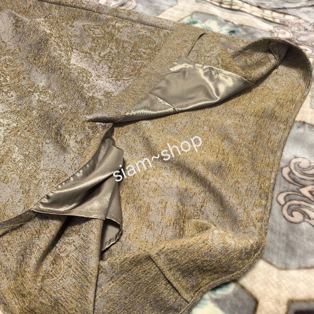 LE’RURE Shoulder ribbon jacquard dress