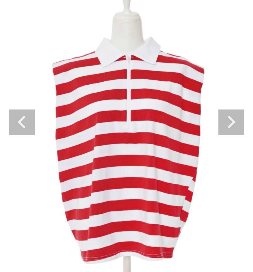 Narcissus ナルシス ボーダージップノースリ