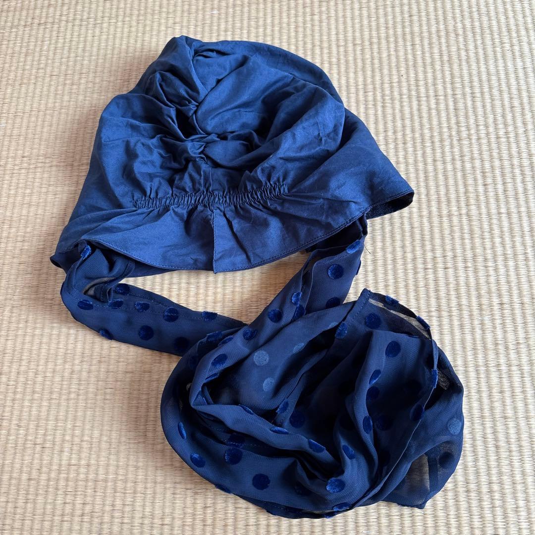 BREN ウィッグ付きケア帽子のスカーフハットと前髪