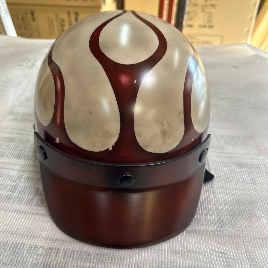 ショーティー　ハーフヘルメット　オーシャンビートルタイプ　エイジング加工仕上げ