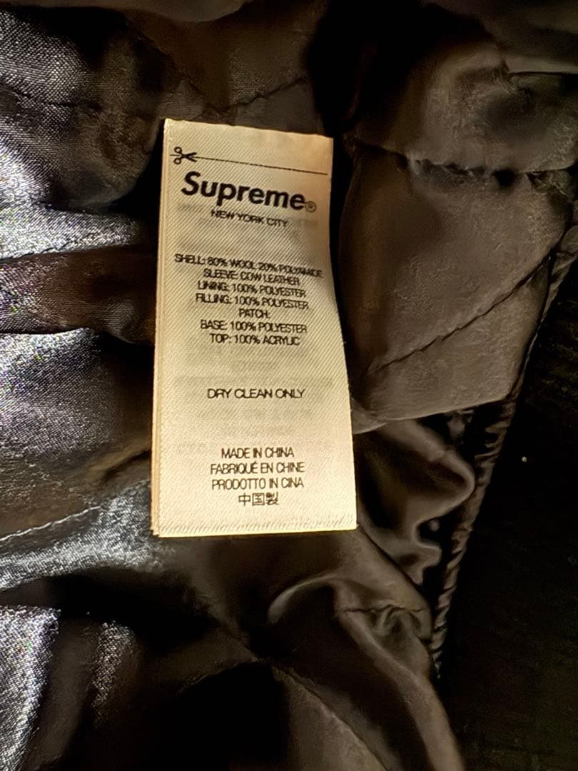 ジャケット・アウター supreme hysteric glamour varsity jacket