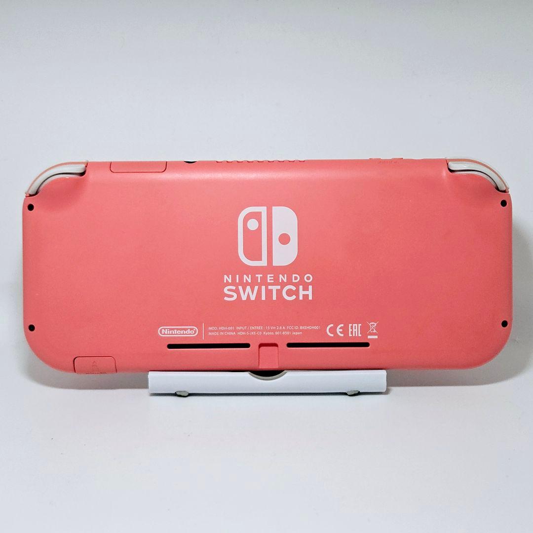 動作品【準美品】Switch lite コーラルピンク 本体 スイッチLite