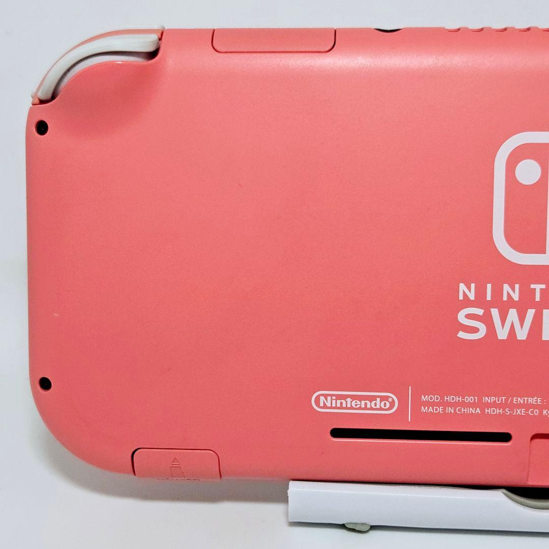 動作品【準美品】Switch lite コーラルピンク 本体 スイッチLite
