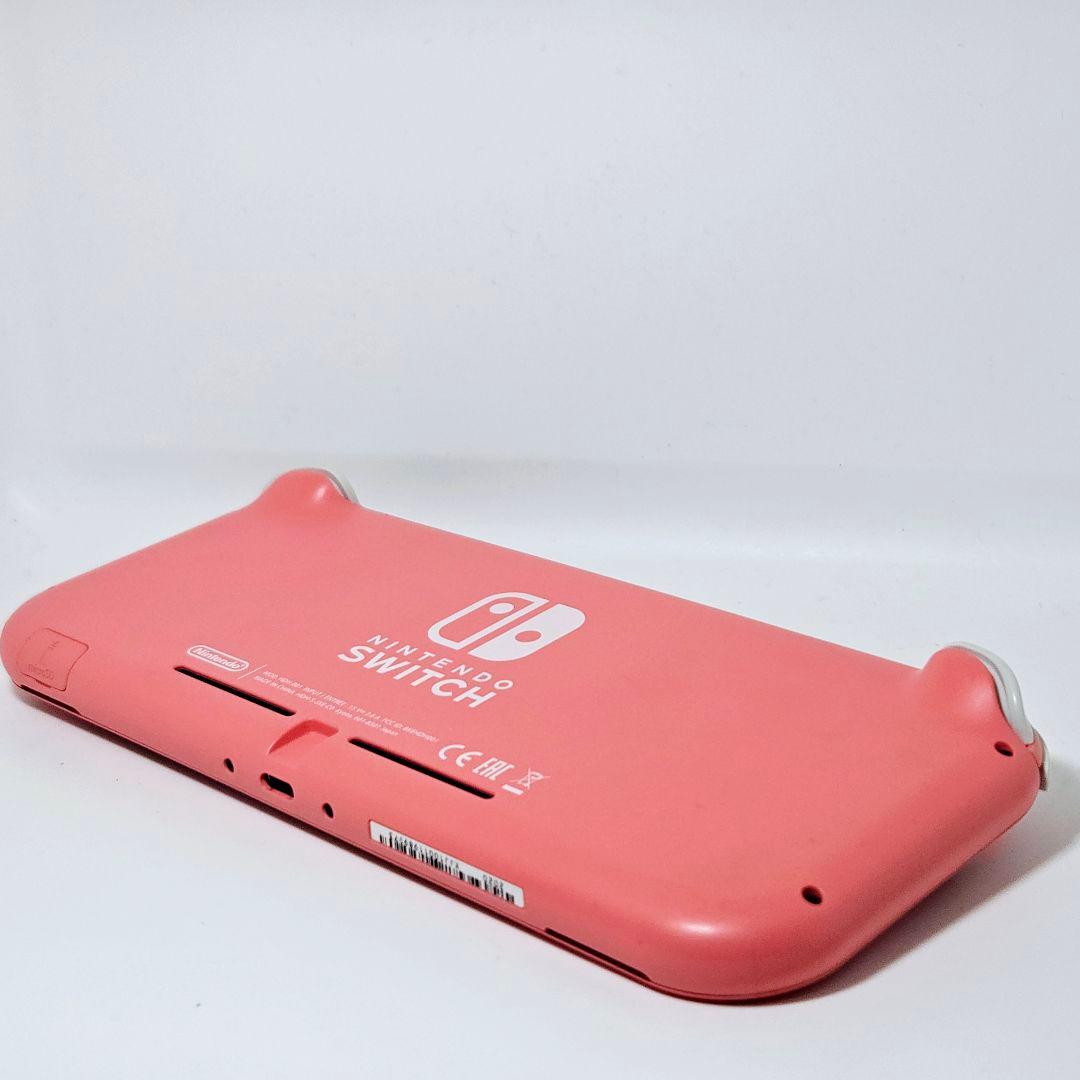 動作品【準美品】Switch lite コーラルピンク 本体 スイッチLite