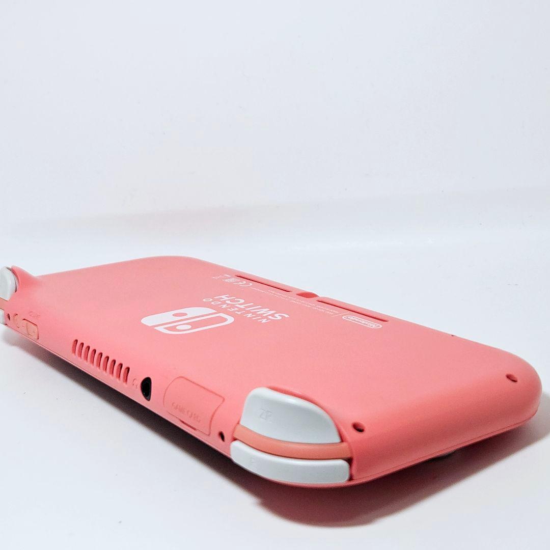 動作品【準美品】Switch lite コーラルピンク 本体 スイッチLite