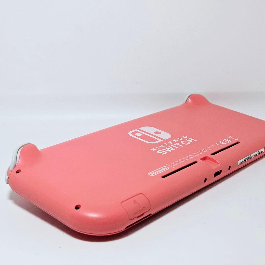動作品【準美品】Switch lite コーラルピンク 本体 スイッチLite
