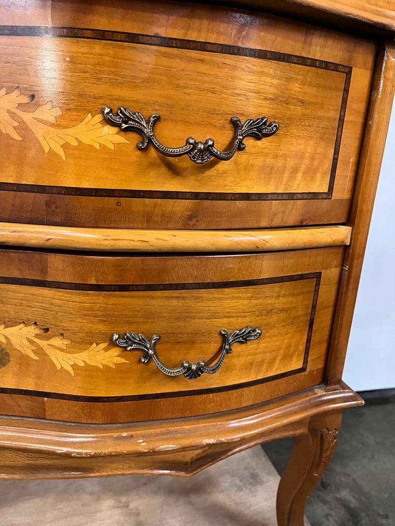 イタリア家具　象嵌　ライティングビューロー　アンティーク　デスク　北欧　机