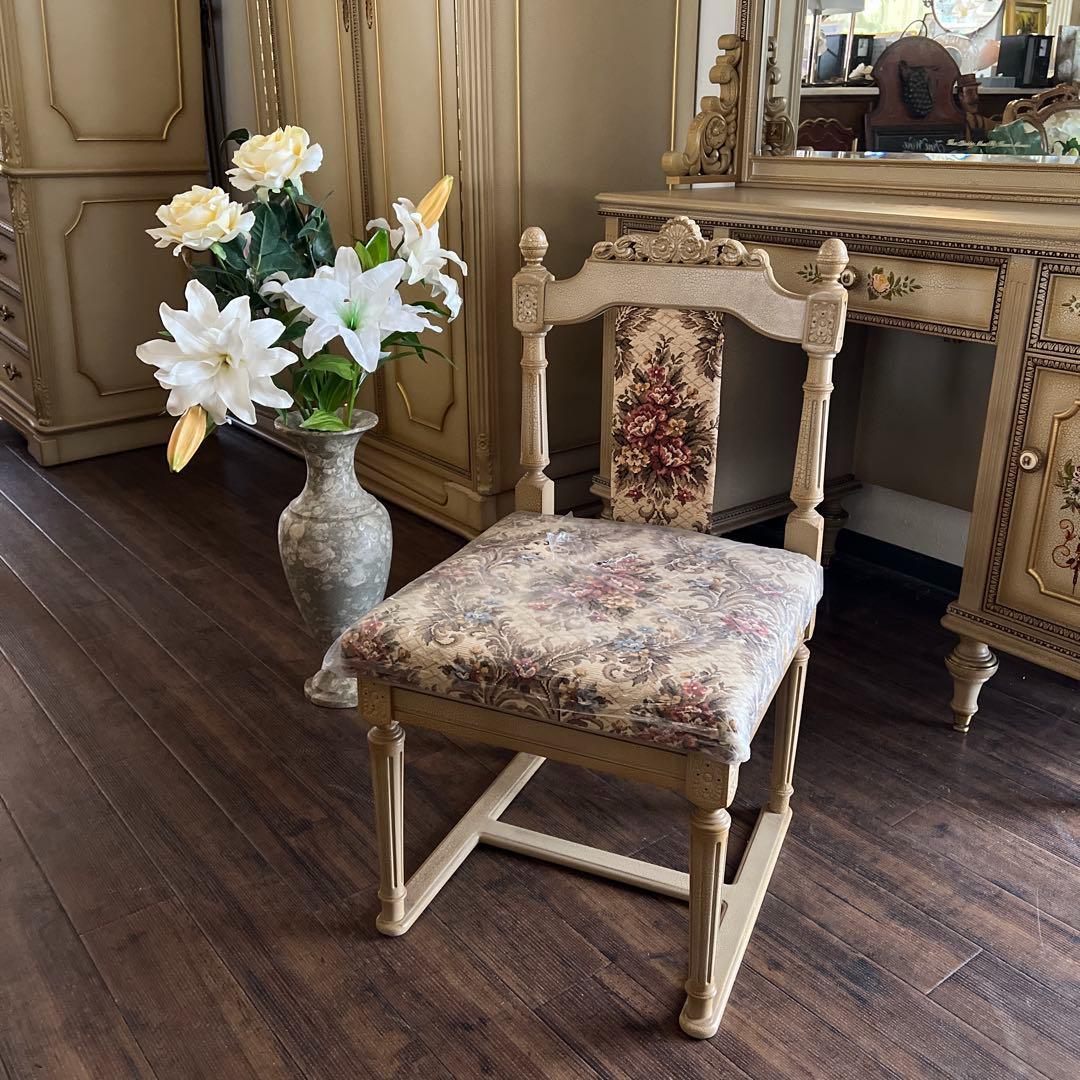 k047r117 フランスミラー ロココ様式の美しいドレッサーセット クラクレ