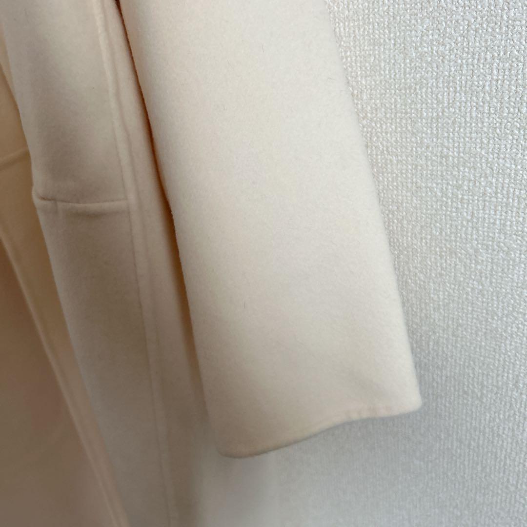 Ivictorian リバーロングノーカラーコート　38