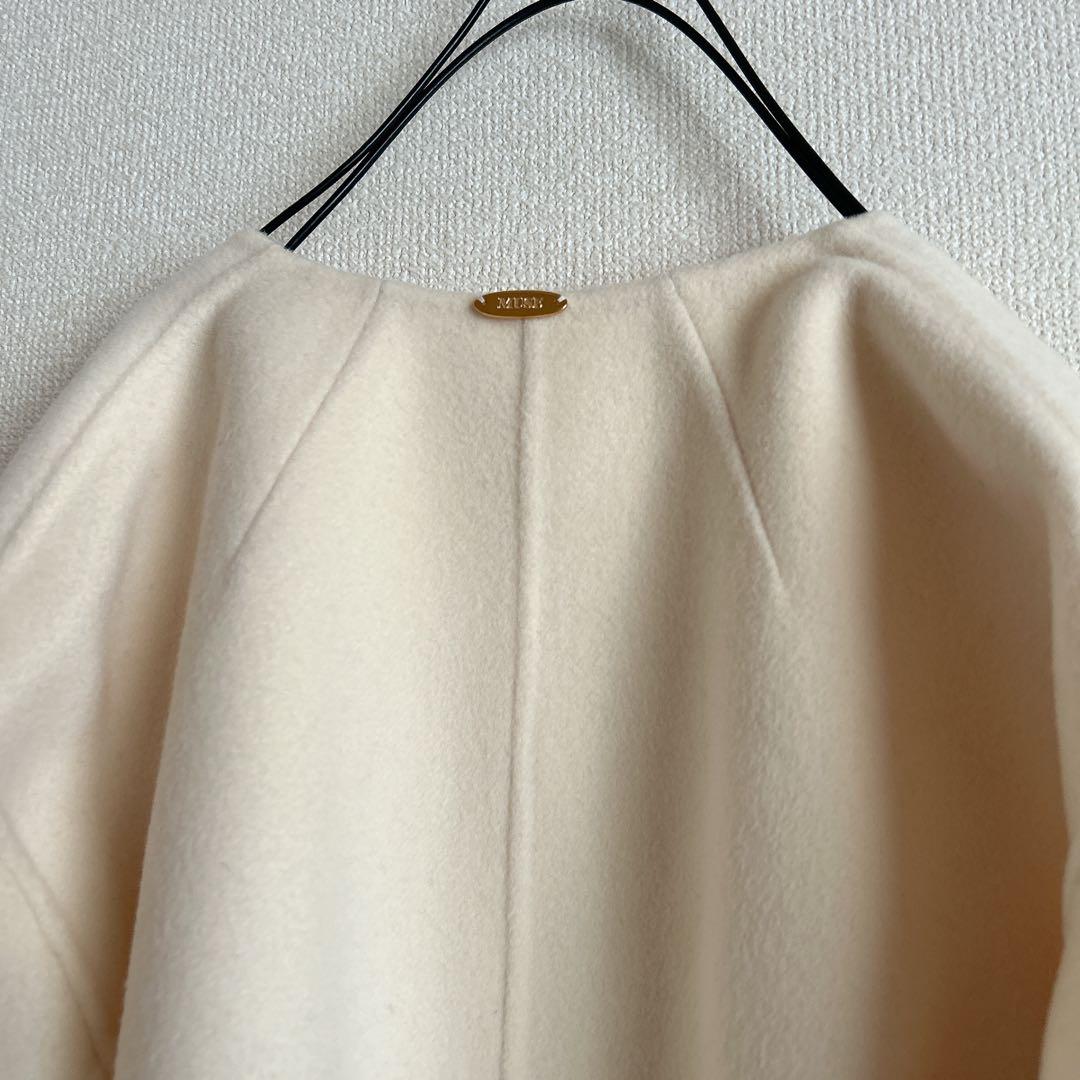 Ivictorian リバーロングノーカラーコート　38