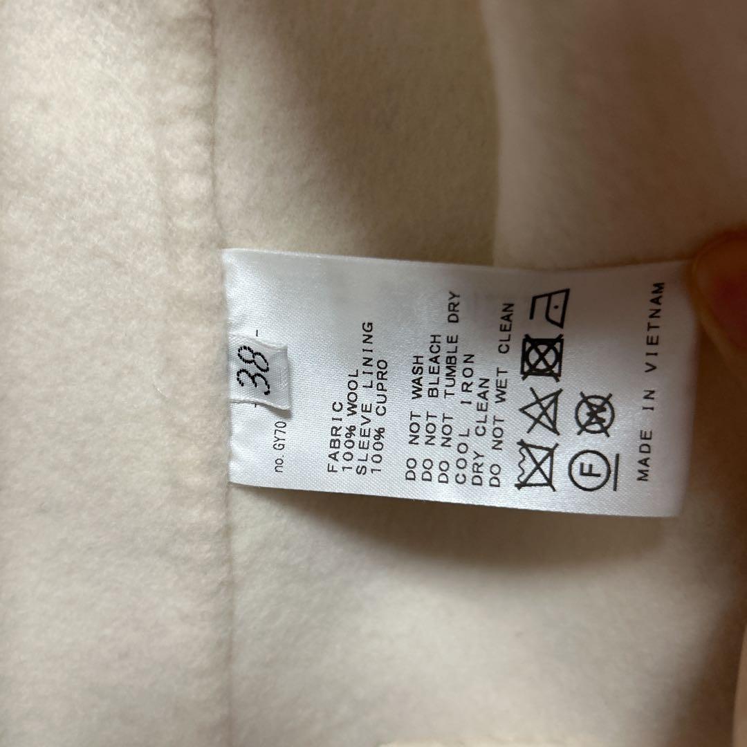 Ivictorian リバーロングノーカラーコート　38