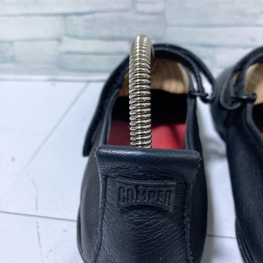 CAMPER ライトニナ ストラップシューズ 本革 軽量 黒 23.5 37