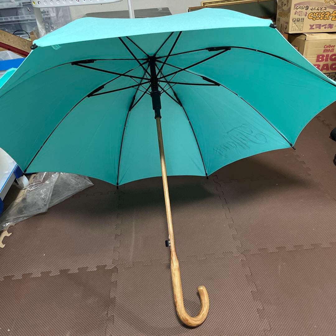 ティファニー ノベルティ 傘 パラソル Tiffany Blue ロゴ入り②