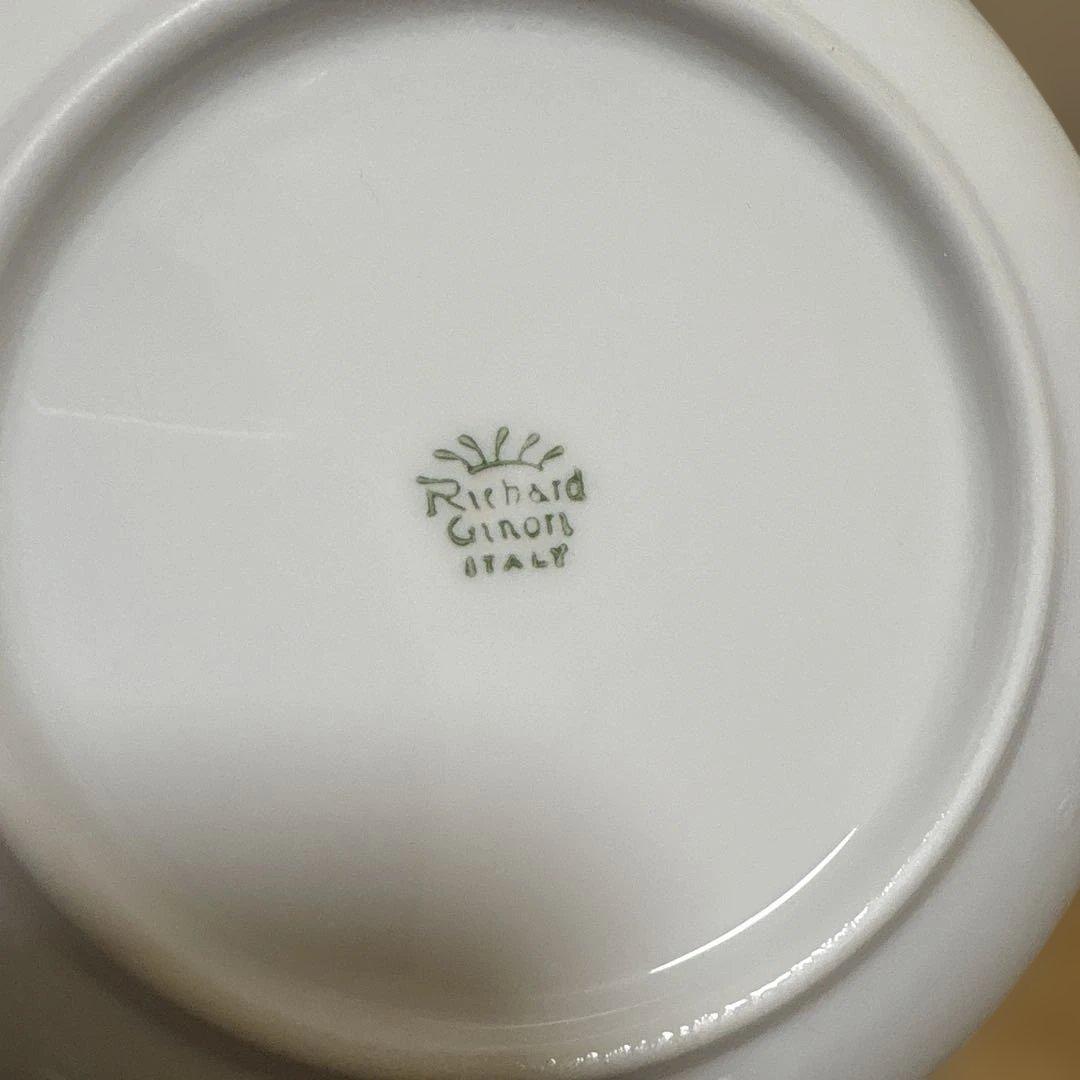 リチャードジノリ　ベッキオホワイト　ディッシュラウンド　6枚セット