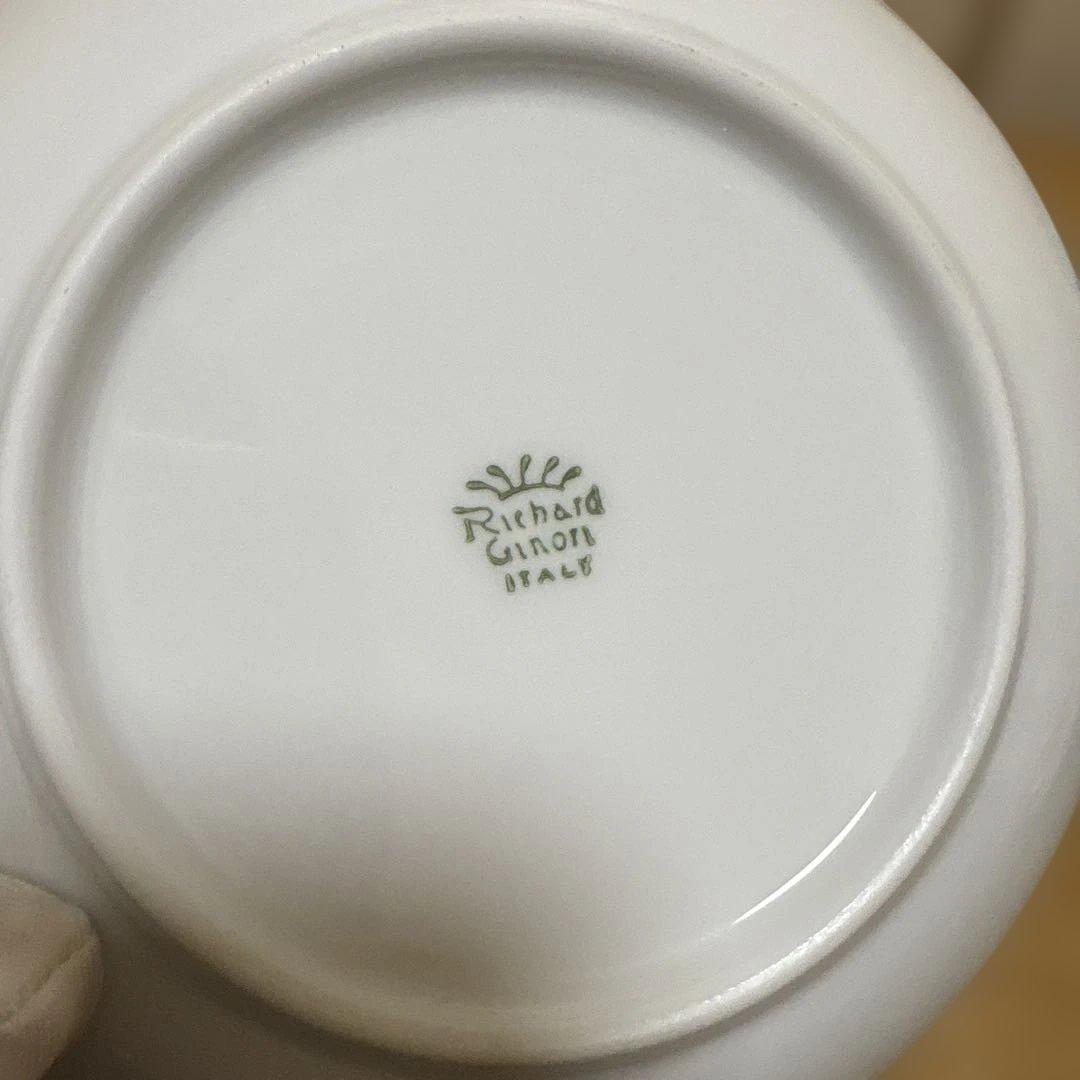 リチャードジノリ　ベッキオホワイト　ディッシュラウンド　6枚セット