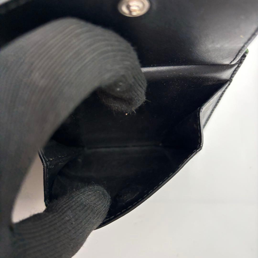 【美品】ボッテガ カセット マキシイントレ パース付き二つ折りウォレット