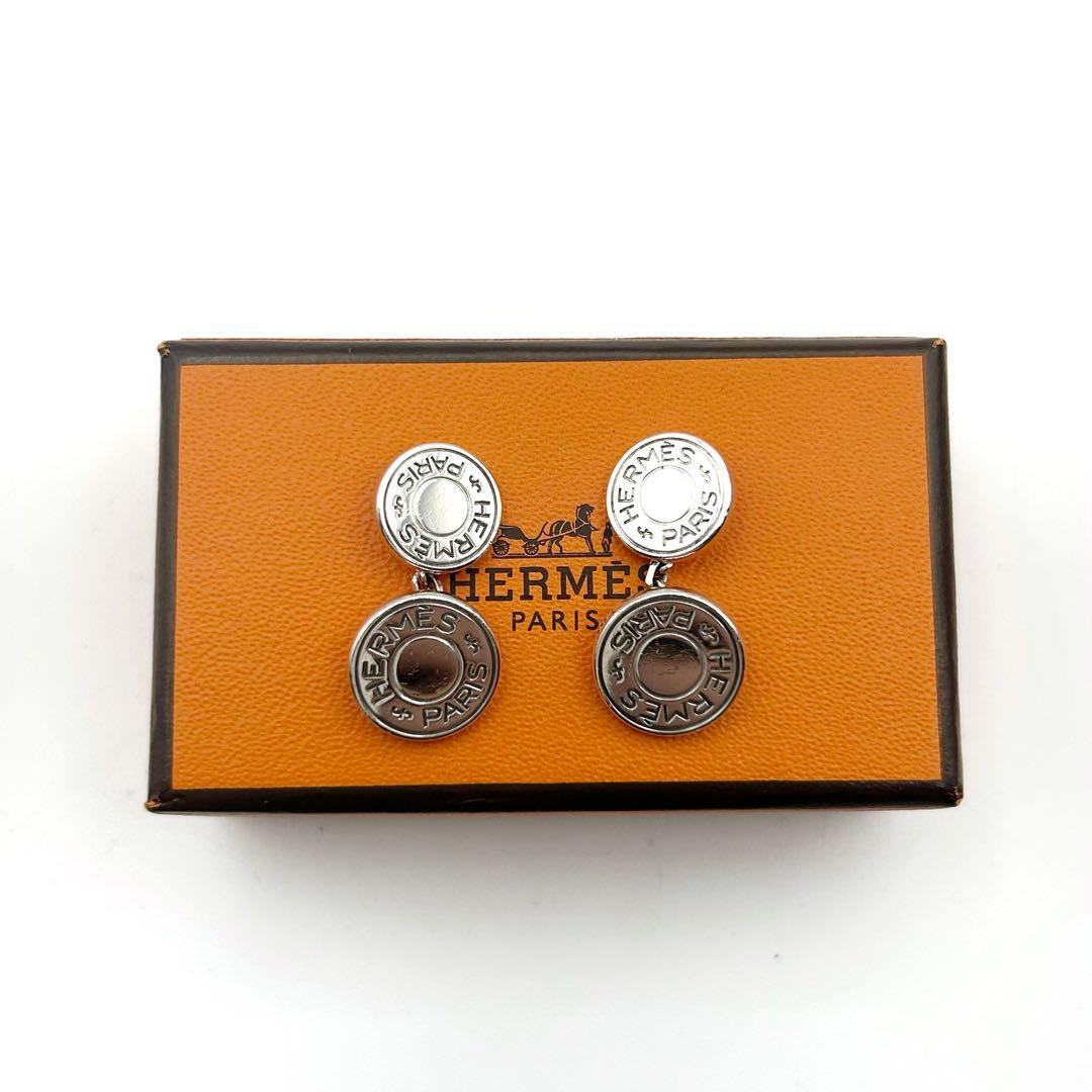 【希少・美品】HERMES セリエ チェーン カフス Ag925 箱付