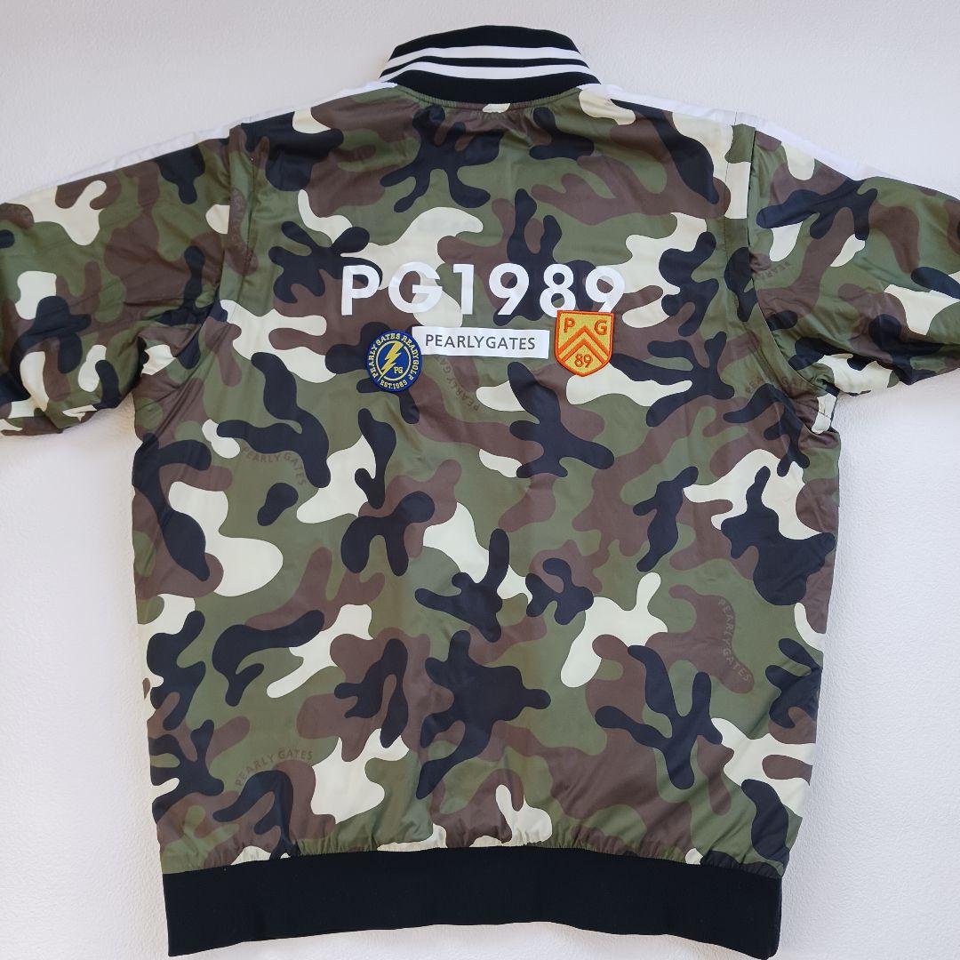 パーリーゲイツ　4WAYジャケット　スニード　ベスト　3L　カモフラ　ワッペン