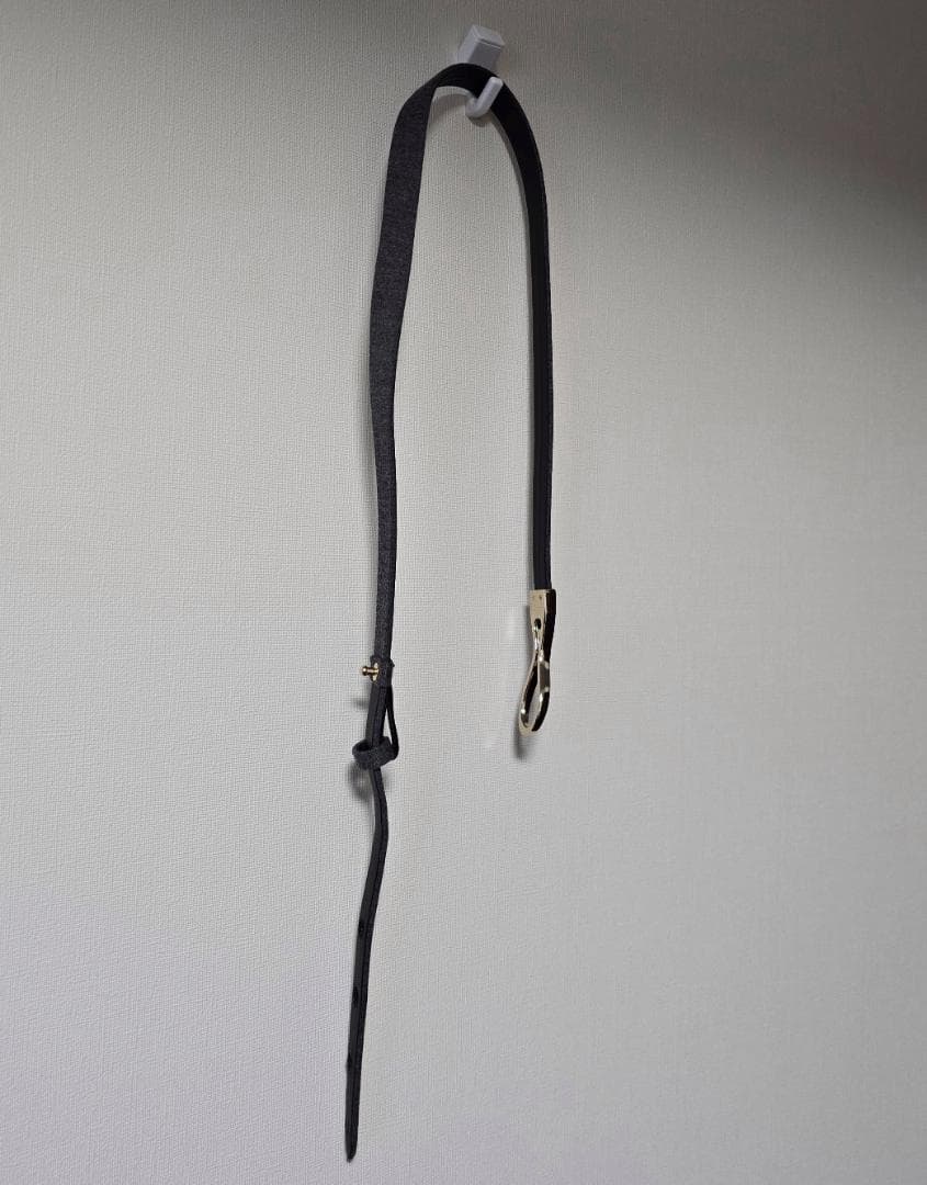 PINKY&DIANNE ベルスリーブベルト付き ワンピース グレー