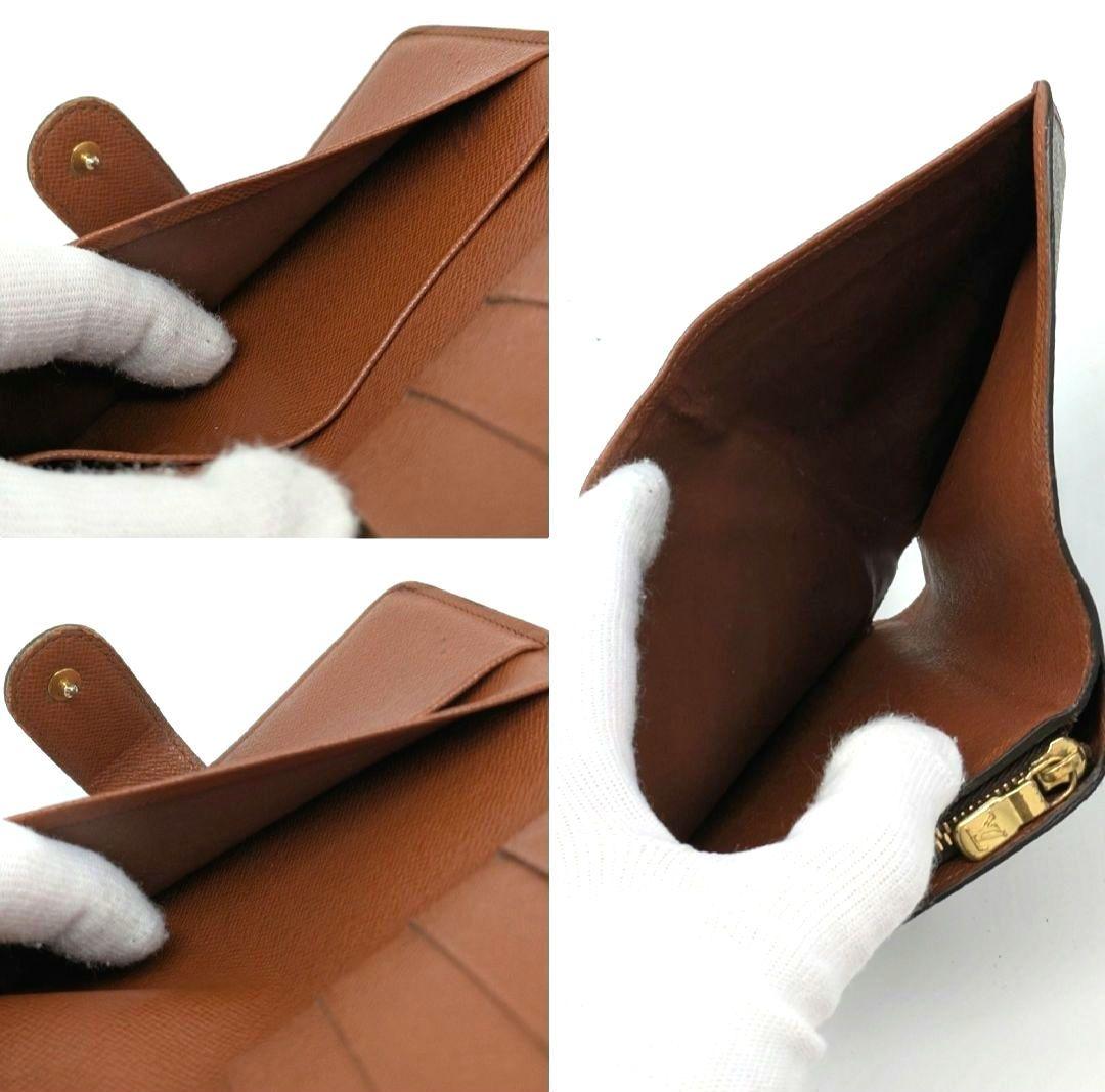 ルイヴィトン モノグラム パピエジップ 折り財布 A46