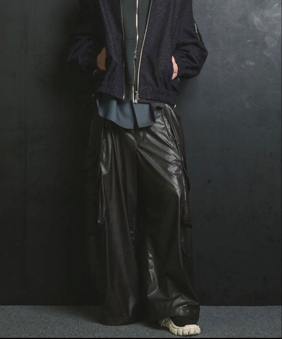 maison special レザーカーゴパンツ サイズ1