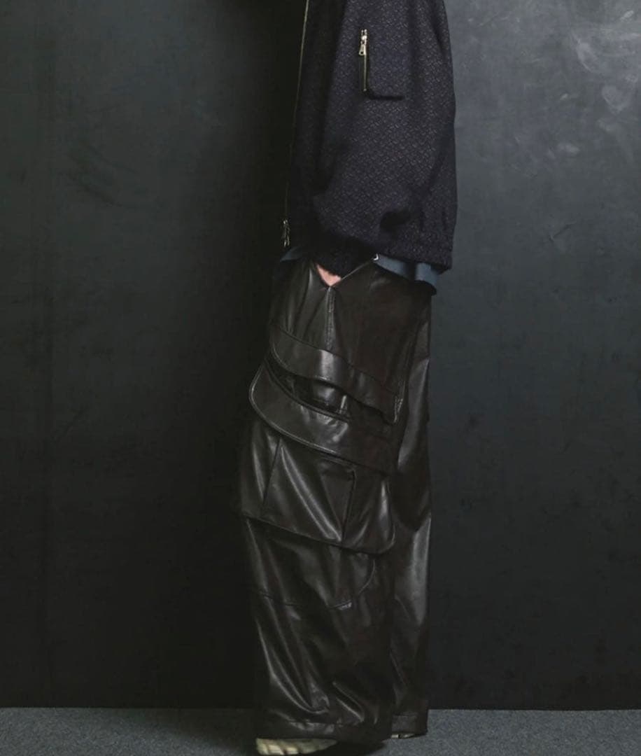 maison special レザーカーゴパンツ サイズ1