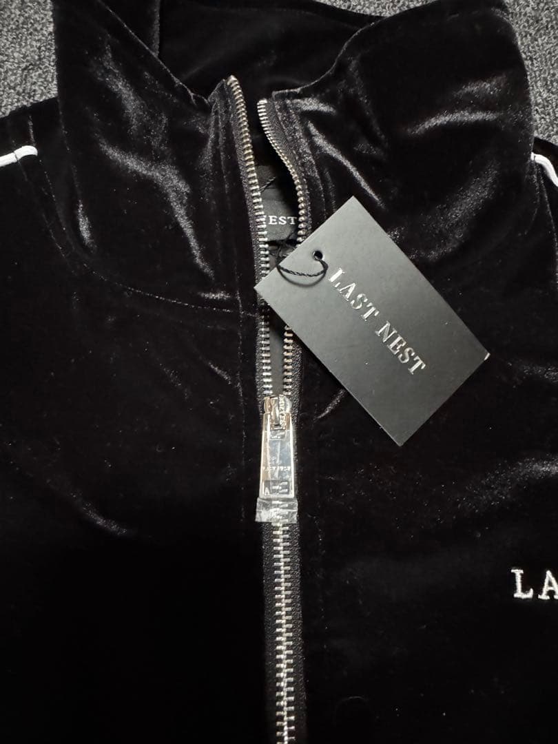 last nest ベロア ジャージ ブラック